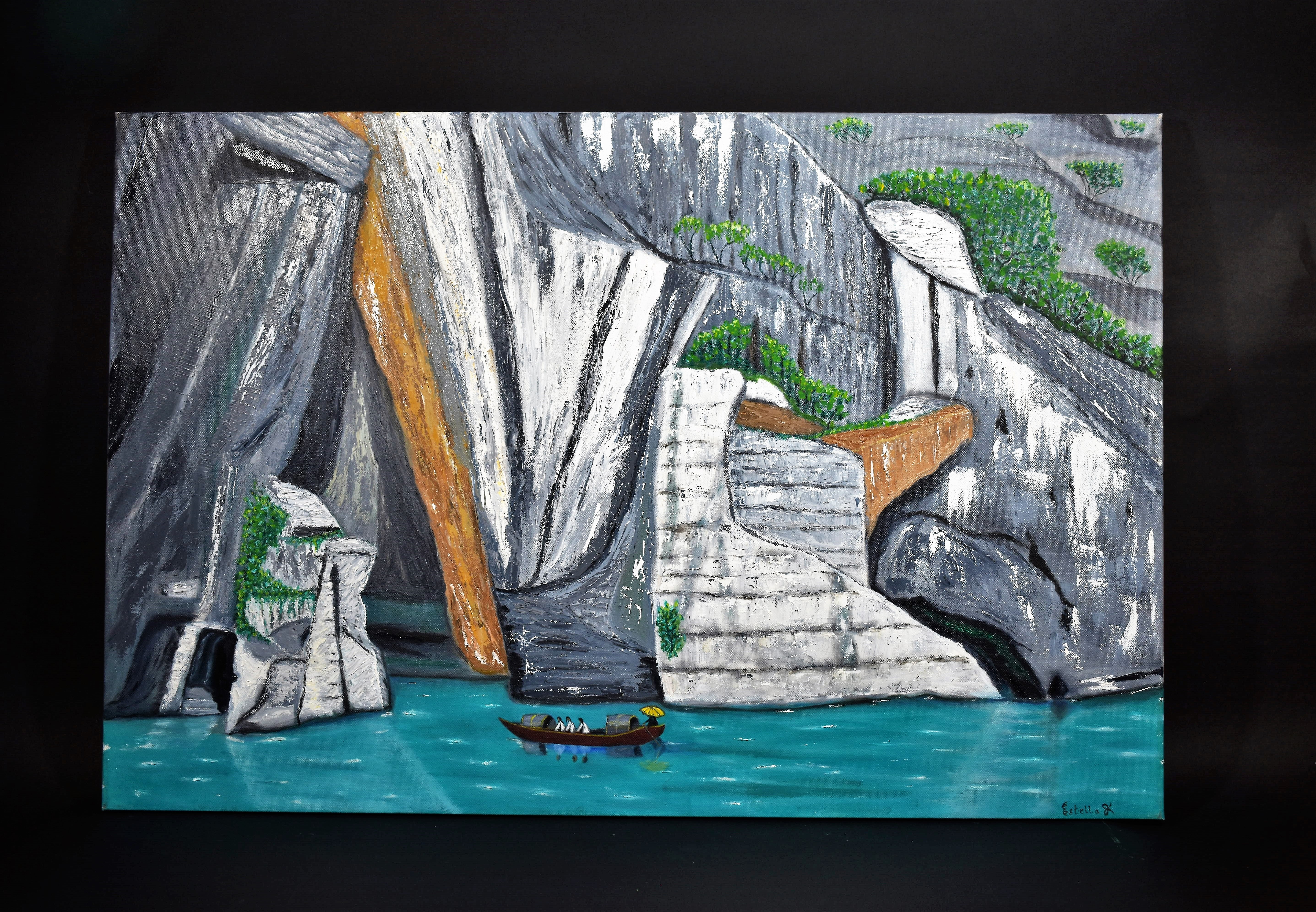 China River painting